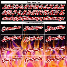 Load image into Gallery viewer, Custom Black Red-White 3D Bowling Burning Flame Performance Polo Shirt
