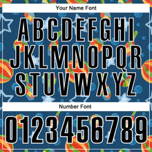 Load image into Gallery viewer, Custom Navy Black-White 3D Bowling Watercolor Performance Polo Shirt