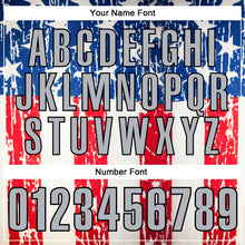 Load image into Gallery viewer, Custom White Gray-Black 3D Cornhole American Flag Performance Polo Shirt