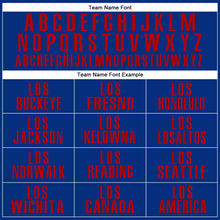 Load image into Gallery viewer, Custom Royal Red-Bay Orange 3D Pattern Design Animal Eagle Performance Polo Shirt