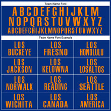 Load image into Gallery viewer, Custom Royal Bay Orange-White 3D Pattern Design Animal Eagle Performance Polo Shirt