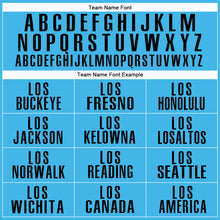 Load image into Gallery viewer, Custom Sky Blue Black-White 3D Pattern Design Animal Tiger Performance Polo Shirt