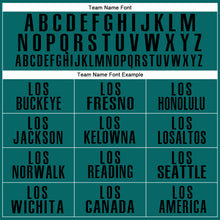 Load image into Gallery viewer, Custom Teal Black-White 3D Pattern Design Animal Tiger Performance Polo Shirt