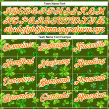 Load image into Gallery viewer, Custom Green Bay Orange-White 3D St. Patrick's Day Shamrock Performance Polo Shirt