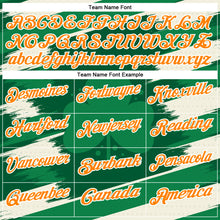 Load image into Gallery viewer, Custom Green Bay Orange-White 3D St. Patrick's Day Shamrock Performance Polo Shirt