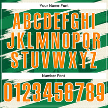 Load image into Gallery viewer, Custom Green Bay Orange-White 3D St. Patrick's Day Shamrock Performance Polo Shirt