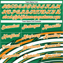 Load image into Gallery viewer, Custom Green Bay Orange-Black 3D St. Patrick's Day Shamrock Performance Polo Shirt