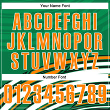 Load image into Gallery viewer, Custom Green Bay Orange-Black 3D St. Patrick's Day Shamrock Performance Polo Shirt