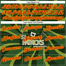 Load image into Gallery viewer, Custom Green Red-Yellow 3D St. Patrick's Day Shamrock Performance Polo Shirt