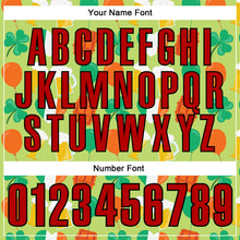 Load image into Gallery viewer, Custom Green Red-Black 3D St. Patrick's Day Shamrock Beer Performance Polo Shirt