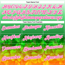 Load image into Gallery viewer, Custom Green Pink-White 3D St. Patrick's Day Shamrock Performance Polo Shirt