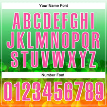 Load image into Gallery viewer, Custom Green Pink-White 3D St. Patrick's Day Shamrock Performance Polo Shirt