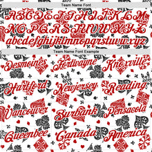 Load image into Gallery viewer, Custom White Red 3D Gambling Poker Performance Polo Shirt