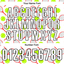 Load image into Gallery viewer, Custom White Black 3D Tennis Performance Polo Shirt