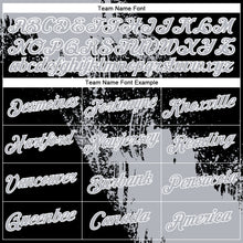 Load image into Gallery viewer, Custom Gray Black-White 3D Pattern Design Abstract Brush Stroke Performance Polo Shirt