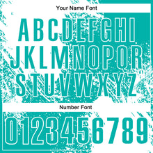 Load image into Gallery viewer, Custom White Aqua 3D Pattern Design Abstract Brush Stroke Performance Polo Shirt