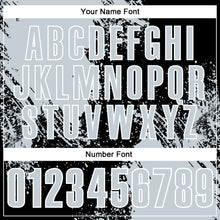 Load image into Gallery viewer, Custom Silver Black-White 3D Pattern Design Abstract Brush Stroke Performance Polo Shirt