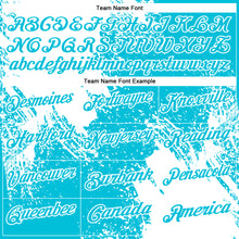 Load image into Gallery viewer, Custom White Lakes Blue 3D Pattern Design Abstract Brush Stroke Performance Polo Shirt