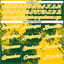 Load image into Gallery viewer, Custom Yellow Green-White 3D Pattern Design Abstract Brush Stroke Performance Polo Shirt