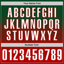 Load image into Gallery viewer, Custom Green White-Red 3D Gradient Square Shape Performance Polo Shirt