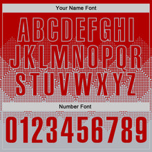 Load image into Gallery viewer, Custom Red Gray 3D Gradient Square Shape Performance Polo Shirt