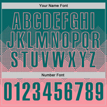 Load image into Gallery viewer, Custom Teal Medium Pink 3D Gradient Square Shape Performance Polo Shirt