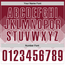 Load image into Gallery viewer, Custom Crimson White 3D Gradient Square Shape Performance Polo Shirt