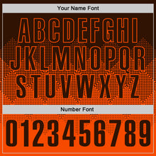 Load image into Gallery viewer, Custom Brown Orange 3D Gradient Square Shape Performance Polo Shirt