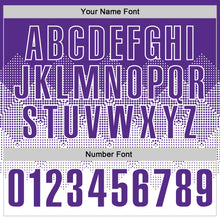 Load image into Gallery viewer, Custom Purple White 3D Gradient Square Shape Performance Polo Shirt