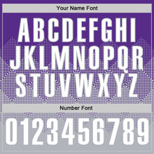 Load image into Gallery viewer, Custom Purple White-Gray 3D Gradient Square Shape Performance Polo Shirt