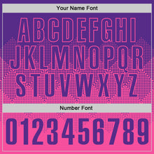 Load image into Gallery viewer, Custom Purple Pink 3D Gradient Square Shape Performance Polo Shirt