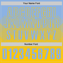 Load image into Gallery viewer, Custom Light Blue Yellow 3D Gradient Square Shape Performance Polo Shirt