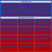 Load image into Gallery viewer, Custom Thunder Blue Red 3D Gradient Square Shape Performance Polo Shirt