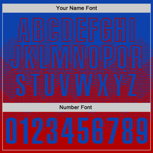 Load image into Gallery viewer, Custom Thunder Blue Red 3D Gradient Square Shape Performance Polo Shirt