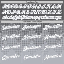 Load image into Gallery viewer, Custom Steel Gray White-Gray 3D Gradient Square Shape Performance Polo Shirt