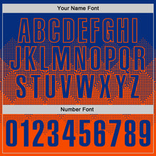 Load image into Gallery viewer, Custom Royal Orange 3D Gradient Square Shape Performance Polo Shirt