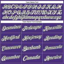 Load image into Gallery viewer, Custom Stitched Purple Black-Gray Sports Pullover Sweatshirt Hoodie