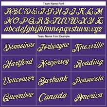 Load image into Gallery viewer, Custom Stitched Purple Cream-Black Sports Pullover Sweatshirt Hoodie