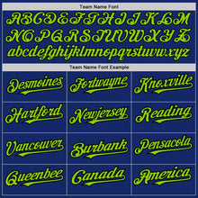 Load image into Gallery viewer, Custom Royal Neon Green-Black Authentic Raglan Sleeves Baseball Jersey