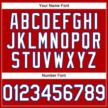 Load image into Gallery viewer, Custom Red White-Royal Performance T-Shirt