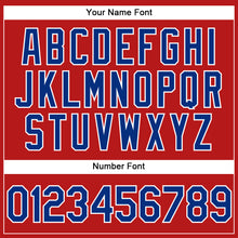 Load image into Gallery viewer, Custom Stitched Red Royal-White Sports Pullover Sweatshirt Hoodie