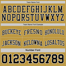 Load image into Gallery viewer, Custom Reversible Black White-Old Gold Double Side Sublimation Basketball Suit Jersey