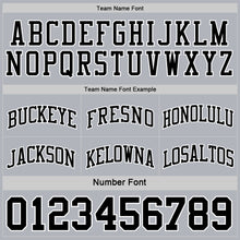 Load image into Gallery viewer, Custom Reversible Black White-Gray Double Side Sublimation Basketball Suit Jersey