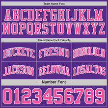 Load image into Gallery viewer, Custom Purple Pink-White Reversible Double Side Sublimation Basketball Suit Jersey