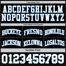 Load image into Gallery viewer, Custom Reversible Black Gray-Blue Double Side Sublimation Basketball Suit Jersey