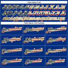 Load image into Gallery viewer, Custom Royal Vintage USA Flag-City Cream Performance T-Shirt