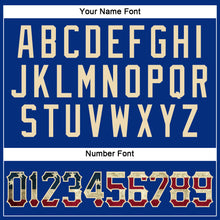 Load image into Gallery viewer, Custom Royal Vintage USA Flag-City Cream Performance T-Shirt