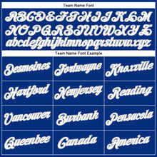 Load image into Gallery viewer, Custom Royal White-Gray Performance T-Shirt