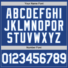 Load image into Gallery viewer, Custom Royal White-Light Blue Authentic Throwback Baseball Jersey