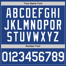 Load image into Gallery viewer, Custom Royal White Authentic Throwback Baseball Jersey